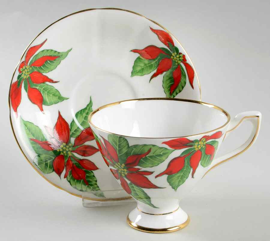 TKE2 (ENGLAND) Footed Cup & Saucer Set by Taylor & Kent-1