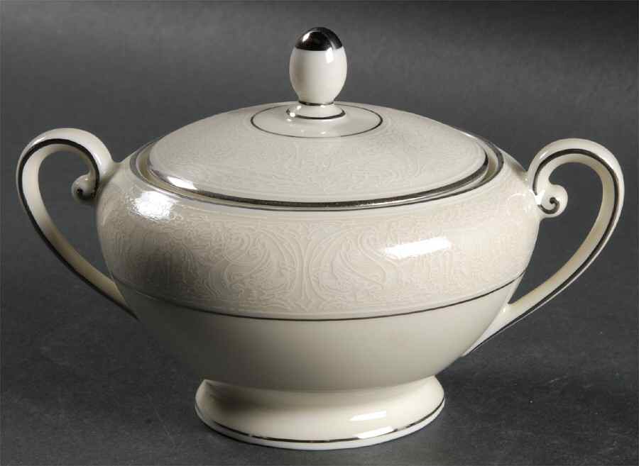 Bridal Lace Sugar Bowl & Lid by Towne-1