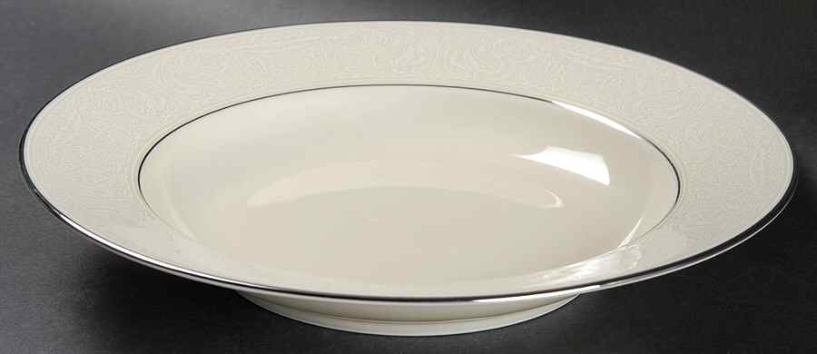 Bridal Lace Rim Soup Bowl by Towne-1