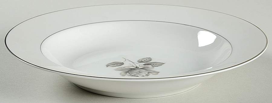 Moonlight Rose Rim Soup Bowl by Towne-1