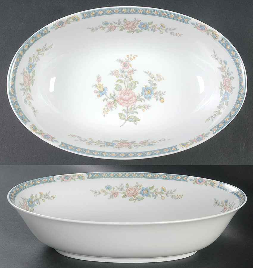 Summer Love 10" Oval Vegetable Bowl by Towne-1