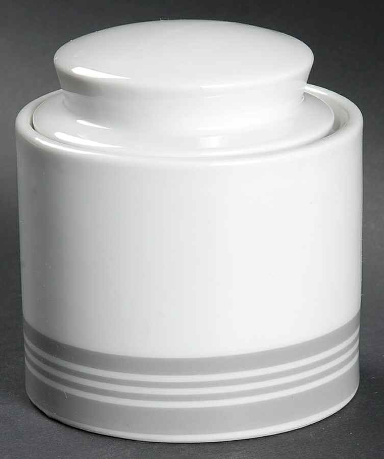 Tambour Sugar Bowl & Lid by Toscany-1
