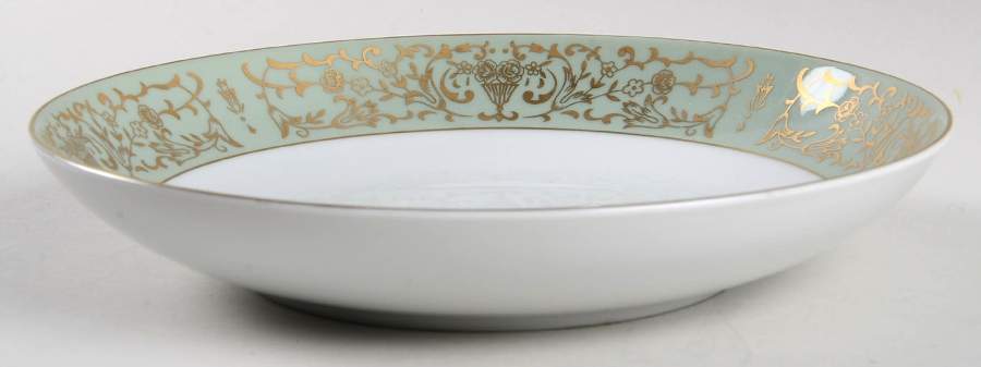 Coronation Green Coupe Soup Bowl by Tradition-1