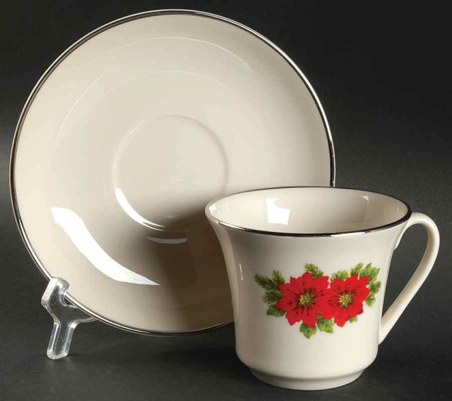 Fl44 Flat Cup & Saucer Set by Flintridge-1