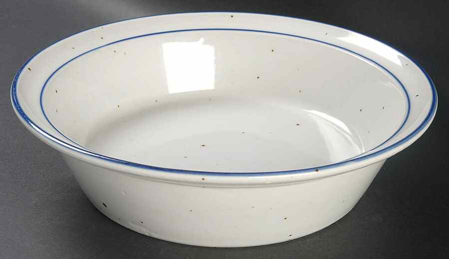 Earthstone Blue Reef 9" Round Vegetable Bowl by Trend Pacific-1
