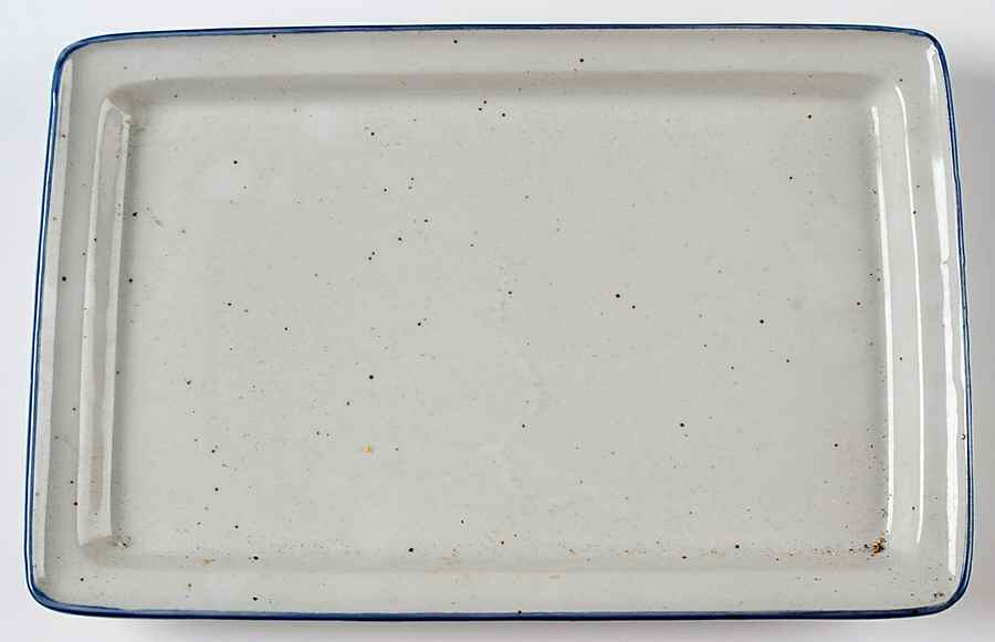 Earthstone Blue Reef 11" Rectangular Serving Platter by Trend Pacific-1