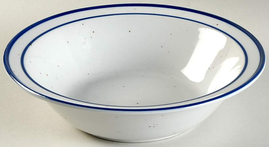 Earthstone Blue Reef 9" Round Vegetable Bowl by Trend Pacific-1