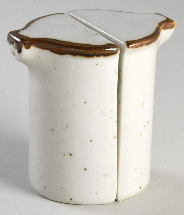 Earthstone Rust Brown Salt & Pepper Set by Trend Pacific-1