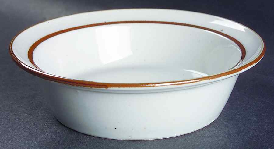 Earthstone Rust Brown Rim Cereal Bowl by Trend Pacific-1