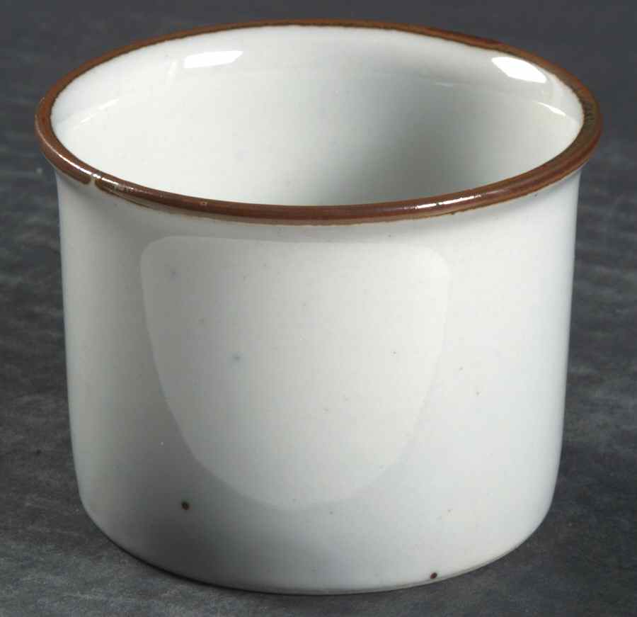 Earthstone Rust Brown Custard Cup by Trend Pacific-1