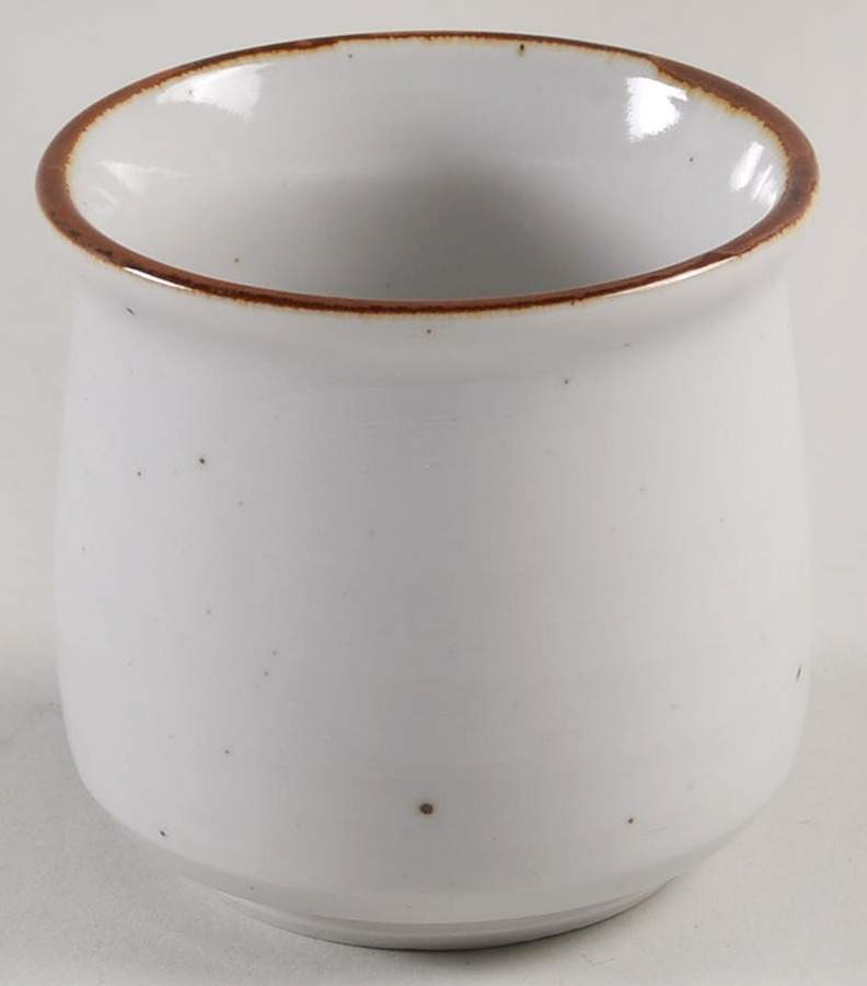 Earthstone Rust Brown Custard Cup by Trend Pacific-1