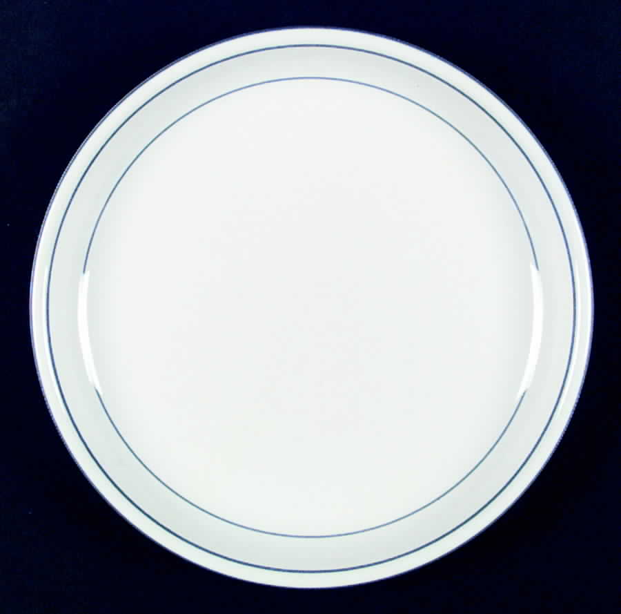 Galaxy Blue Banded Dinner Plate by Trend Pacific-1