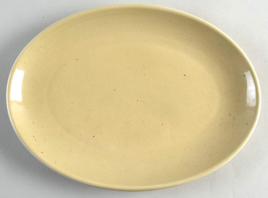 Galaxy Wheatstone 12" Oval Serving Platter by Trend Pacific-1