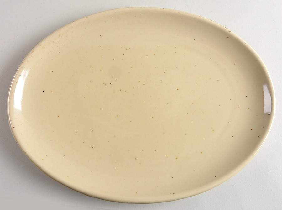 Galaxy Wheatstone 14" Oval Serving Platter by Trend Pacific-1