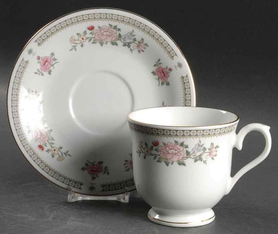 1560 (China) Footed Cup & Saucer Set by Trisa-1