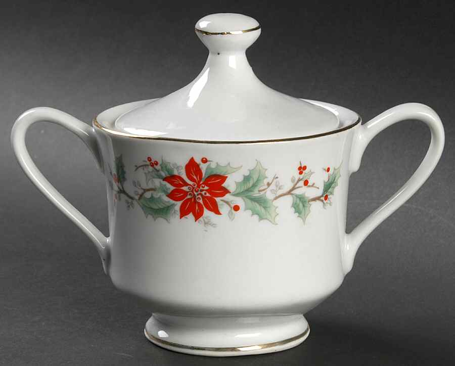 1693 (China) Sugar Bowl & Lid by Trisa-1