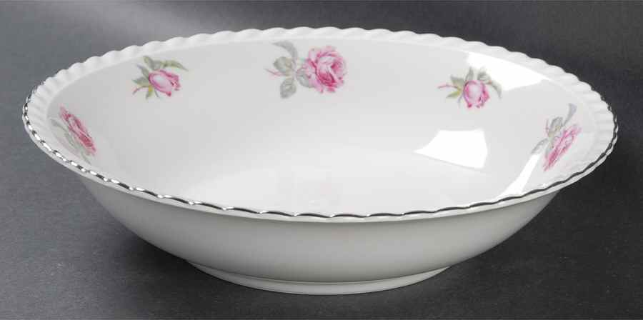 Vienna Rose 9" Round Vegetable Bowl by Toscport-1