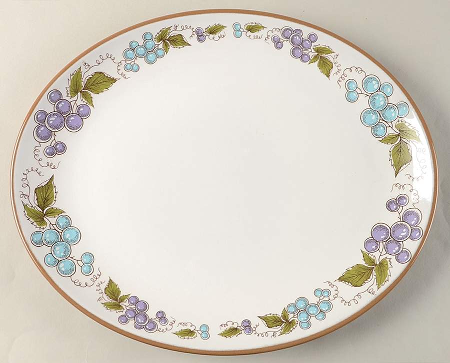Arboresque 13" Oval Serving Platter by Taylor, Smith & Taylor (Ts&T)-1