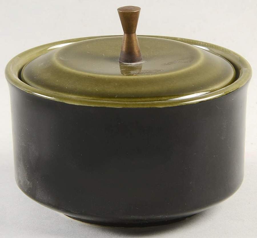 Capistrano Sugar Bowl & Lid by Taylor, Smith & Taylor (Ts&T)-1