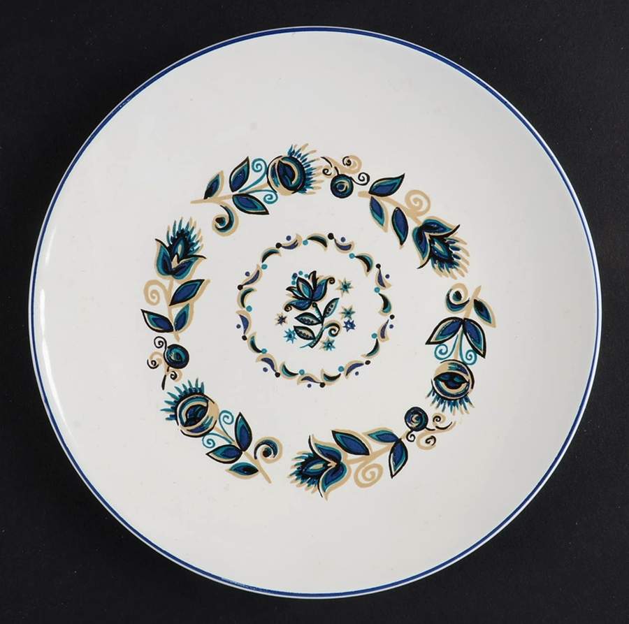 Dutch Onion Bread & Butter Plate by Taylor, Smith & Taylor (Ts&T)-1