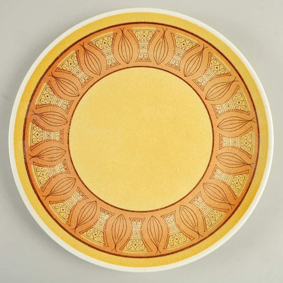 Honey Gold 12" Chop Plate (Round Platter) by Taylor, Smith & Taylor (Ts&T)-1
