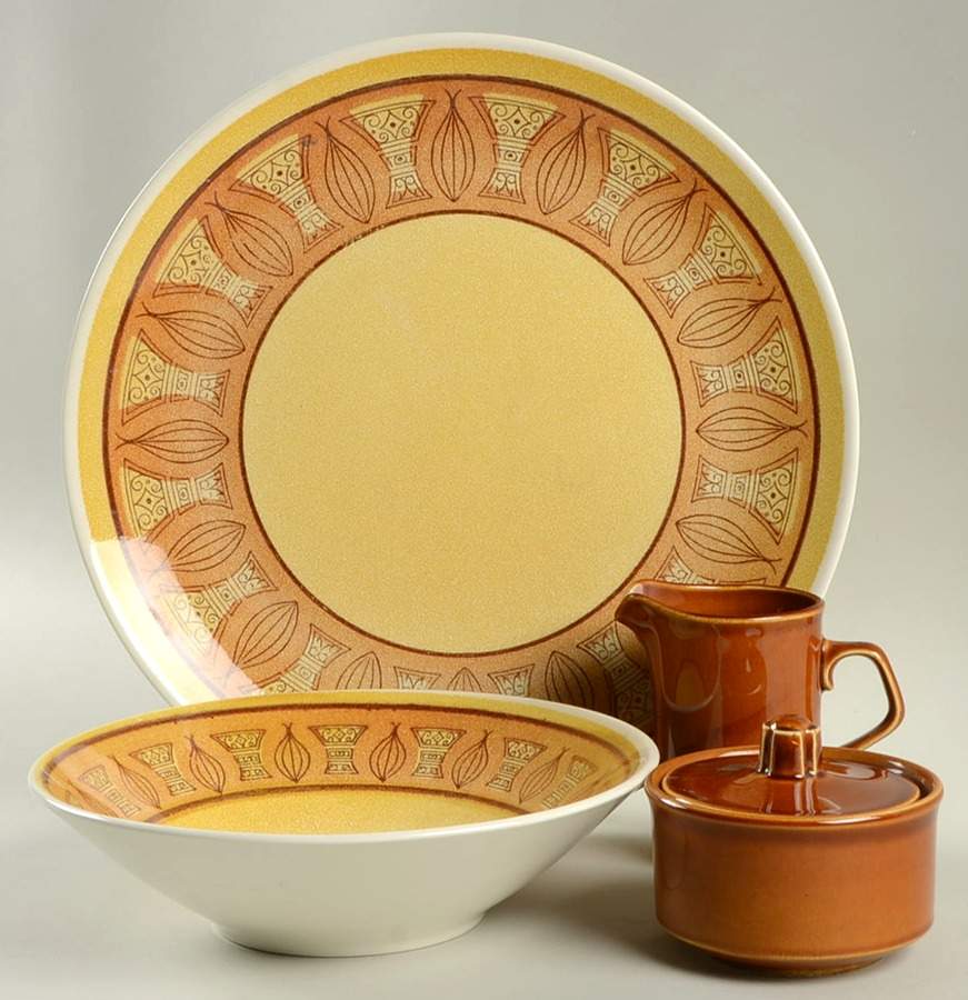 Honey Gold 5 Piece Hostess Set by Taylor, Smith & Taylor (Ts&T)-1