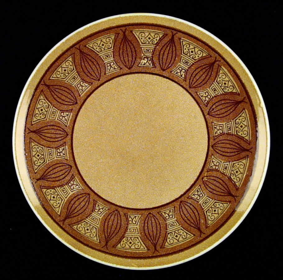 Honey Gold Dinner Plate by Taylor, Smith & Taylor (Ts&T)-1