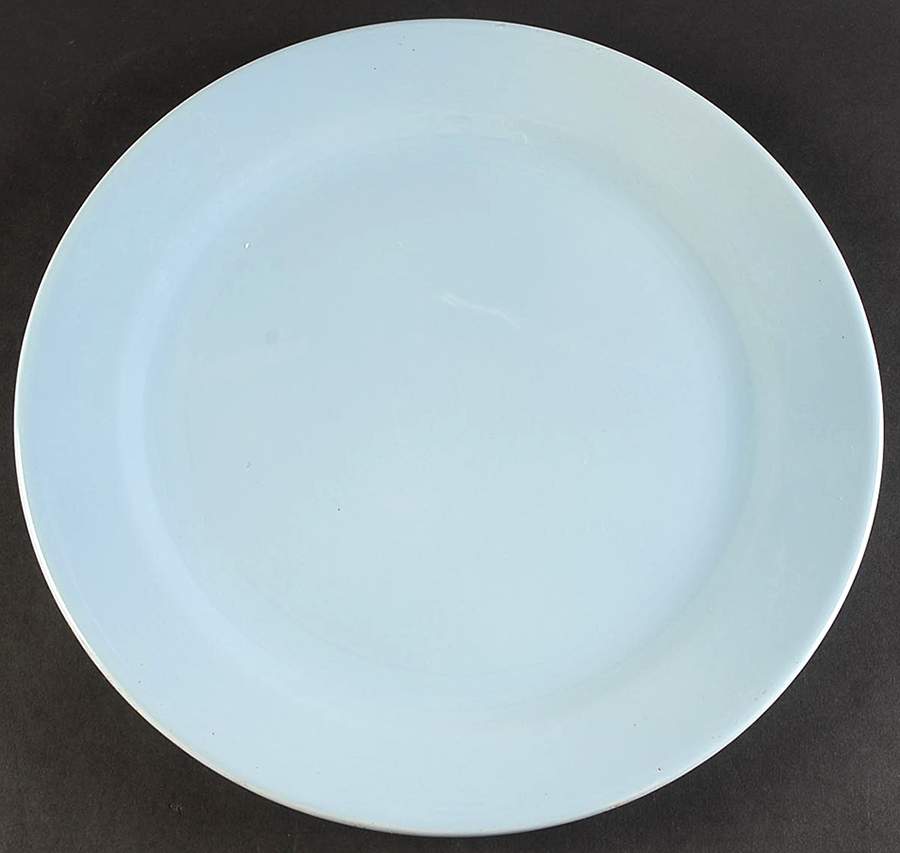 Luray Pastels Windsor Blue 14" Chop Plate (Round Platter) by Taylor, Smith & Taylor (Ts&T)-1