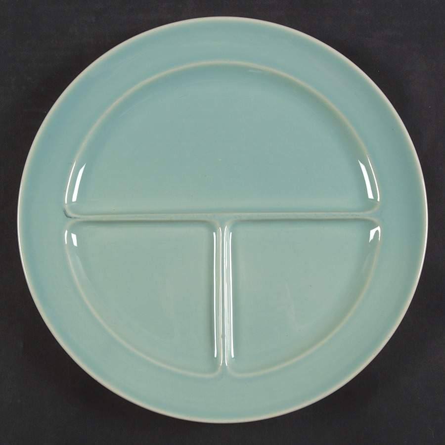 Luray Pastels Surf Green Grill Plate by Taylor, Smith & Taylor (Ts&T)-1