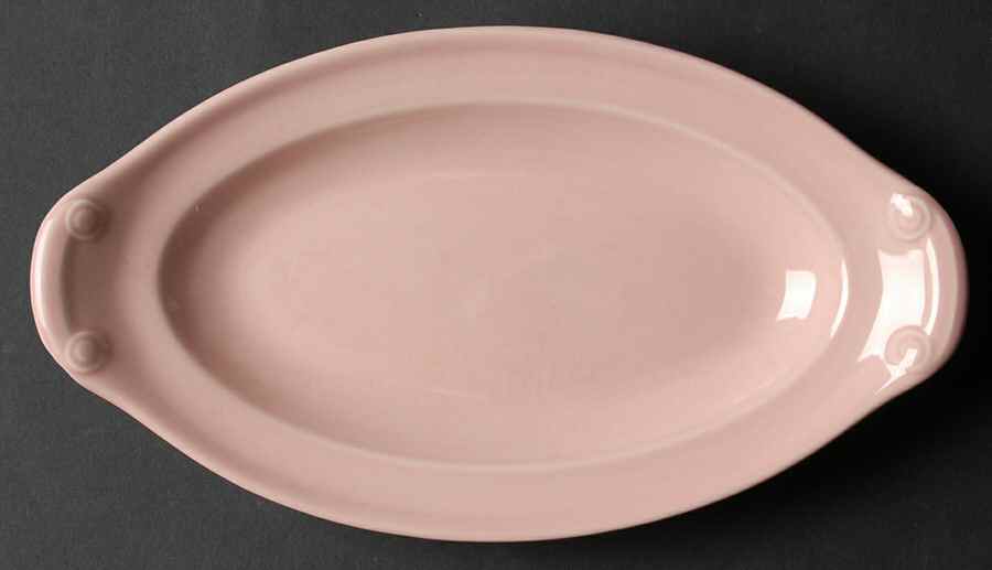 Luray Pastels Sharon Pink Pickle Dish by Taylor, Smith & Taylor (Ts&T)-1