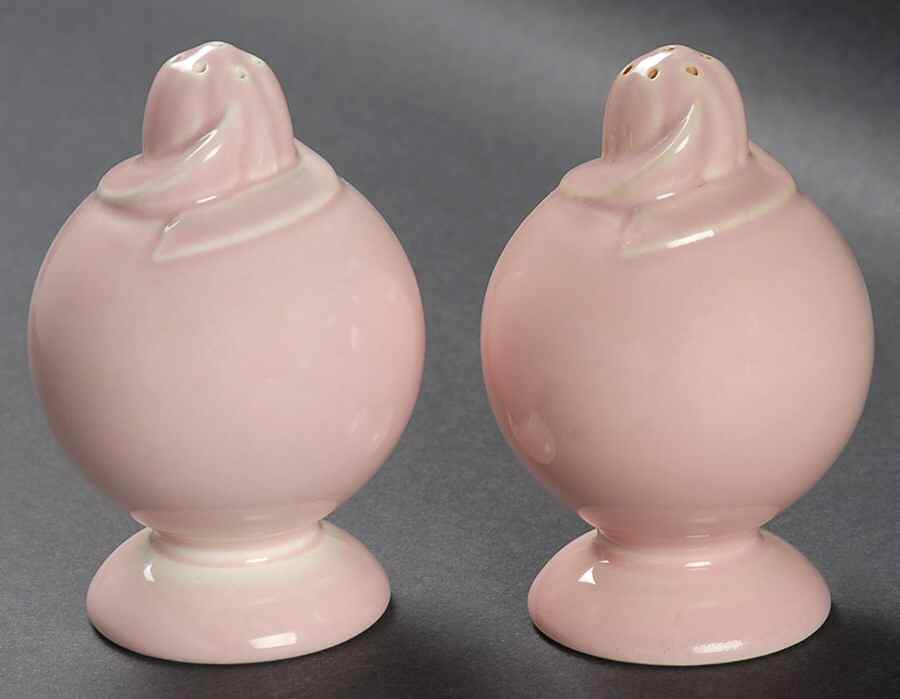 Luray Pastels Sharon Pink Salt & Pepper Set by Taylor, Smith & Taylor (Ts&T)-1