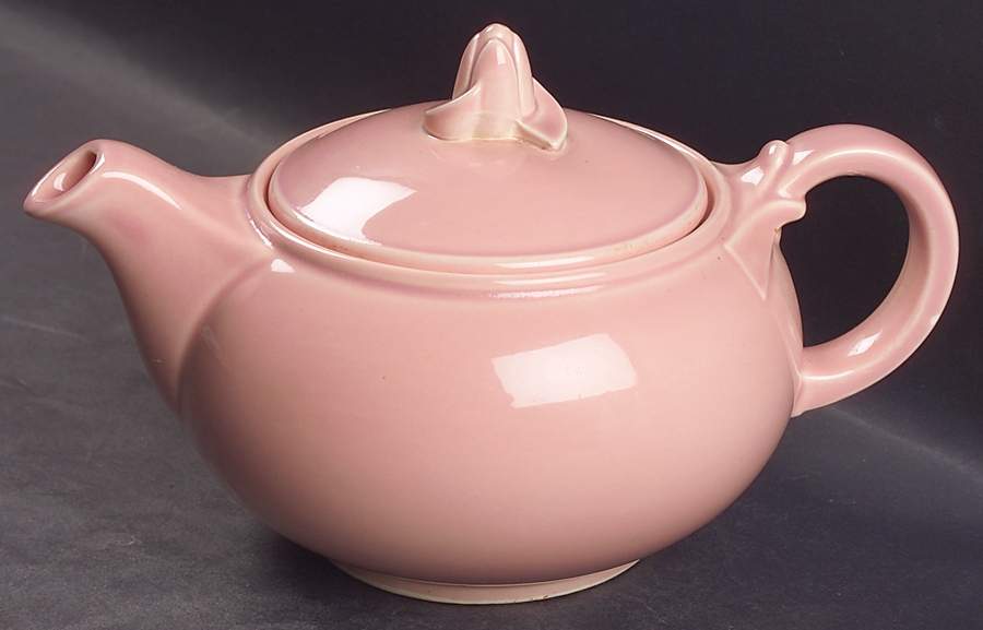 Luray Pastels Sharon Pink Teapot & Lid by Taylor, Smith & Taylor (Ts&T)-1