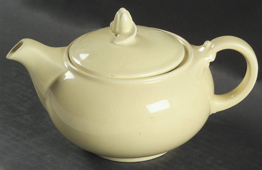 Luray Pastels Persian Cream Yellow Teapot & Lid by Taylor, Smith & Taylor (Ts&T)-1