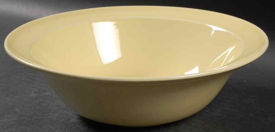 Luray Pastels Persian Cream Yellow 8" Round Vegetable Bowl by Taylor, Smith & Taylor (Ts&T)-1