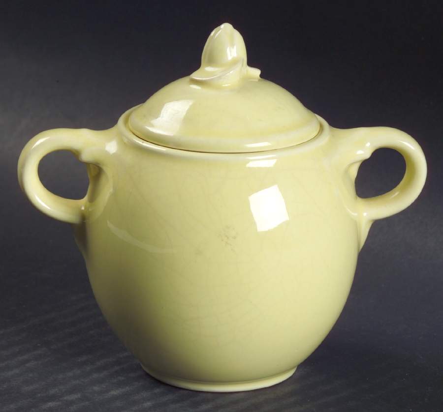 Luray Pastels Persian Cream Yellow Mini Sugar Bowl & Lid by Taylor, Smith & Taylor (Ts&T)-1