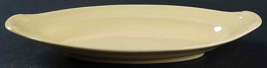 Luray Pastels Persian Cream Yellow Pickle Dish by Taylor, Smith & Taylor (Ts&T)-1
