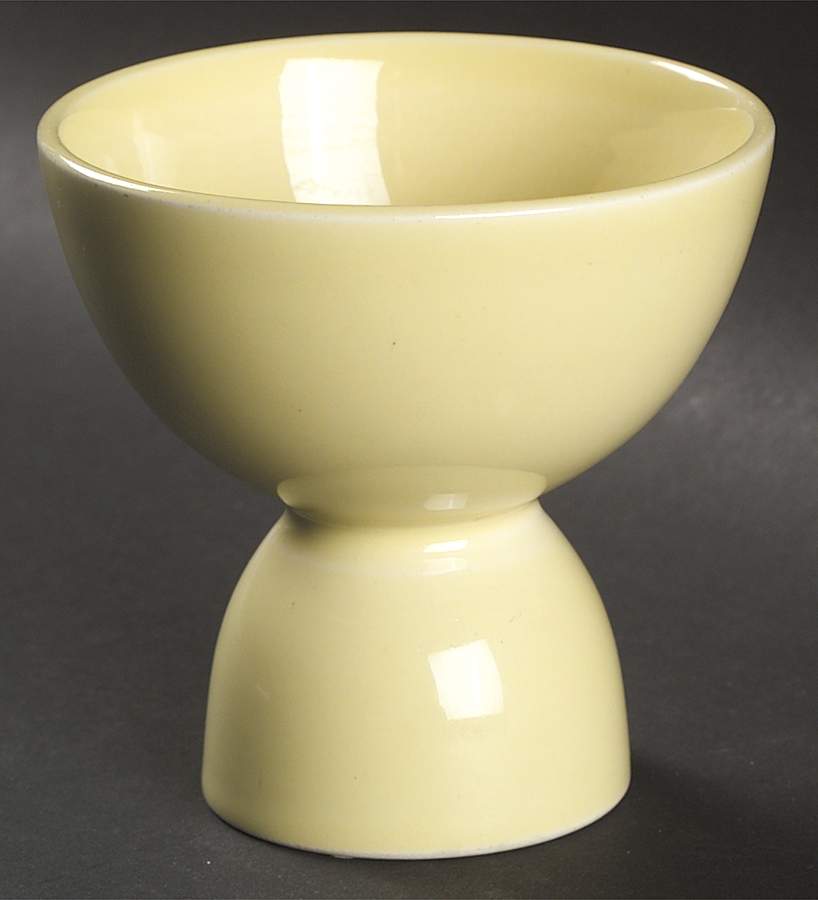 Luray Pastels Persian Cream Yellow Double Egg Cup by Taylor, Smith & Taylor (Ts&T)-1
