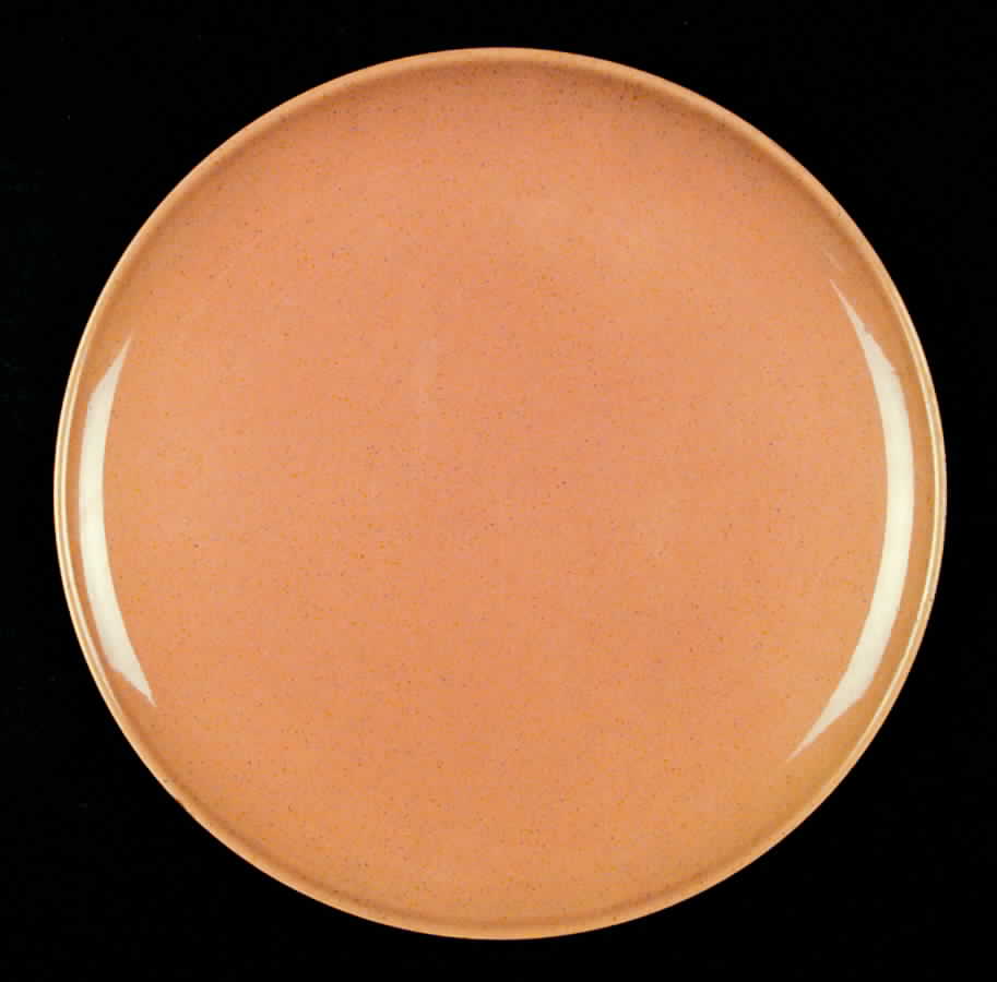 Pebbleford Burnt Orange Dinner Plate by Taylor, Smith & Taylor (Ts&T)-1