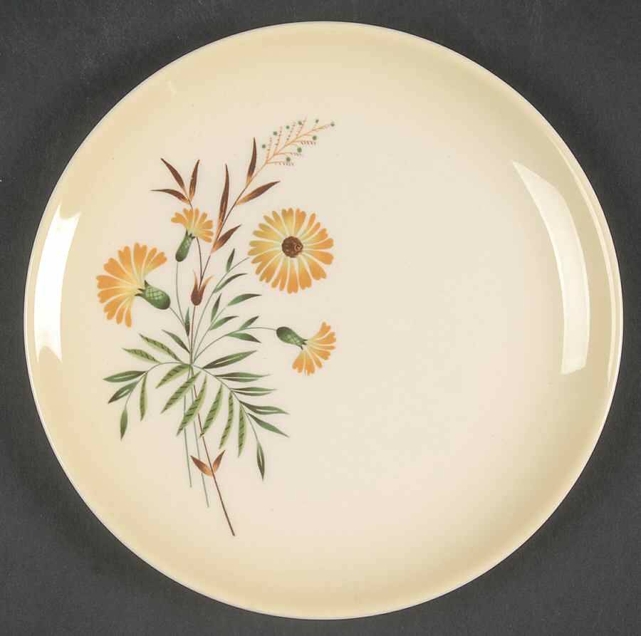 Shasta Daisy Bread & Butter Plate by Taylor, Smith & Taylor (Ts&T)-1