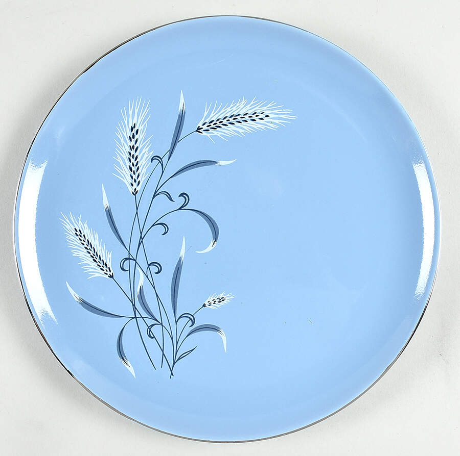White Wheat Luncheon Plate by Taylor, Smith & Taylor (Ts&T)-1