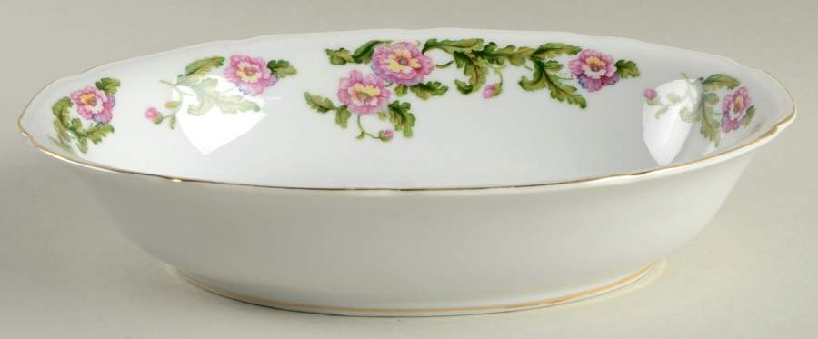 Gloria 10" Oval Vegetable Bowl by TTK (Japan)-1