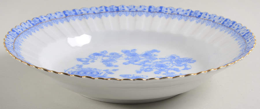 China Blau Large Rim Soup Bowl by Tuppack-1