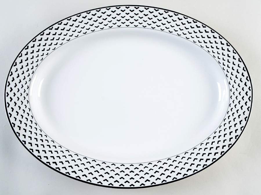 Gotham 16" Oval Serving Platter by Tiffany-1