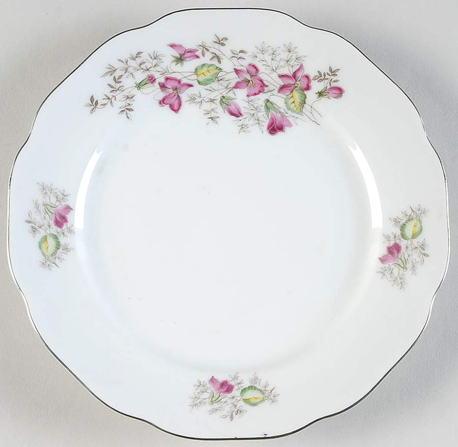 Violet Fantasy Salad Plate by Toscport-1