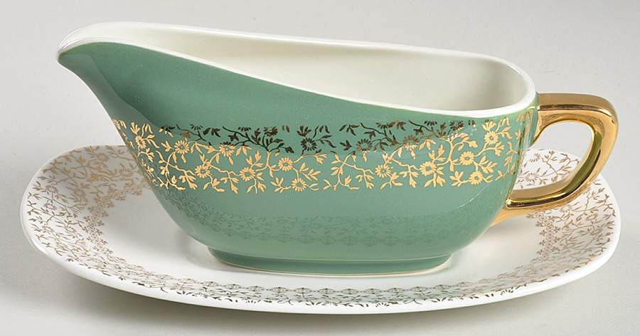 TST332 Gravy Boat & Underplate by Taylor, Smith & Taylor (Ts&T)-1
