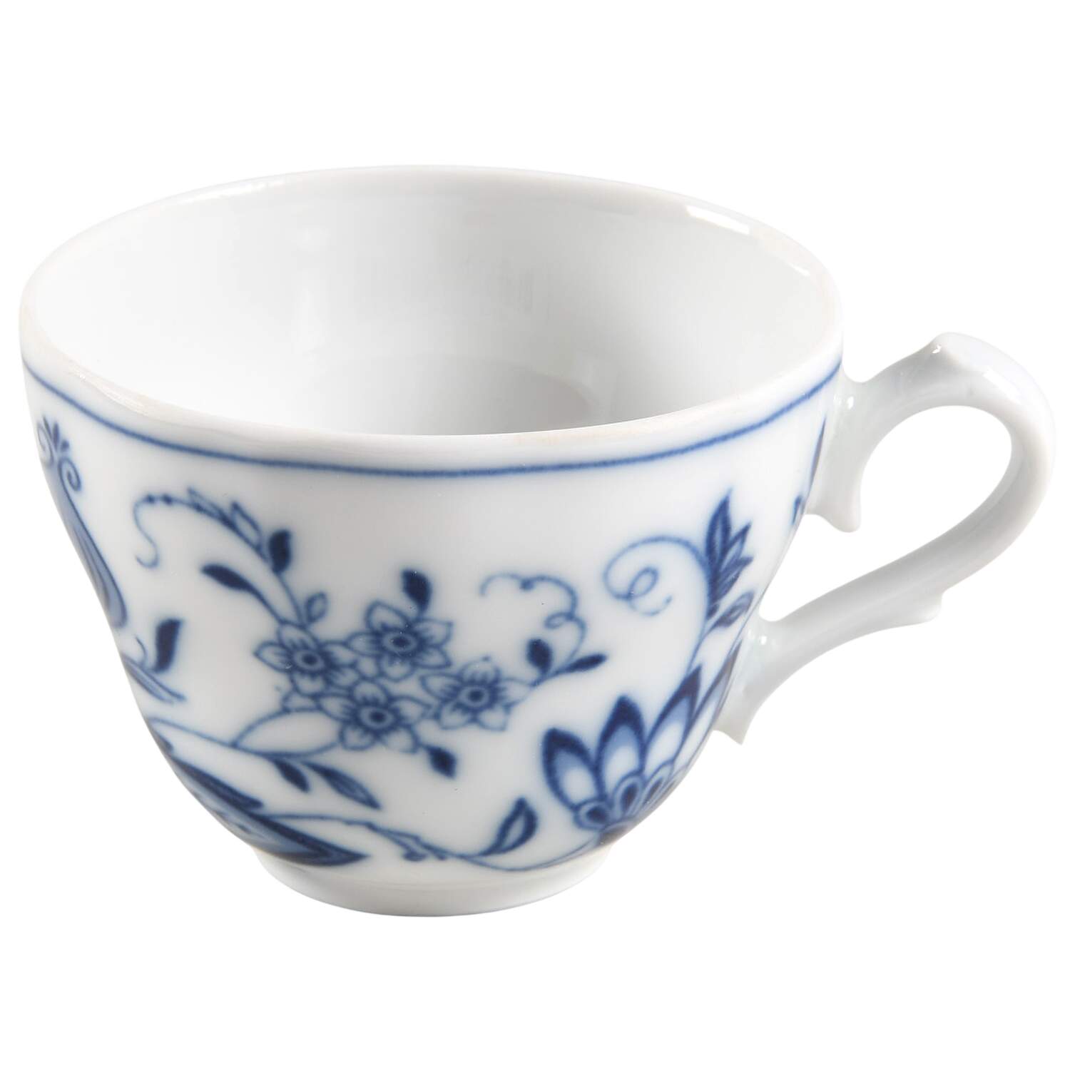 Blue Onion Flat Demitasse Cup by Tirschenreuth-1