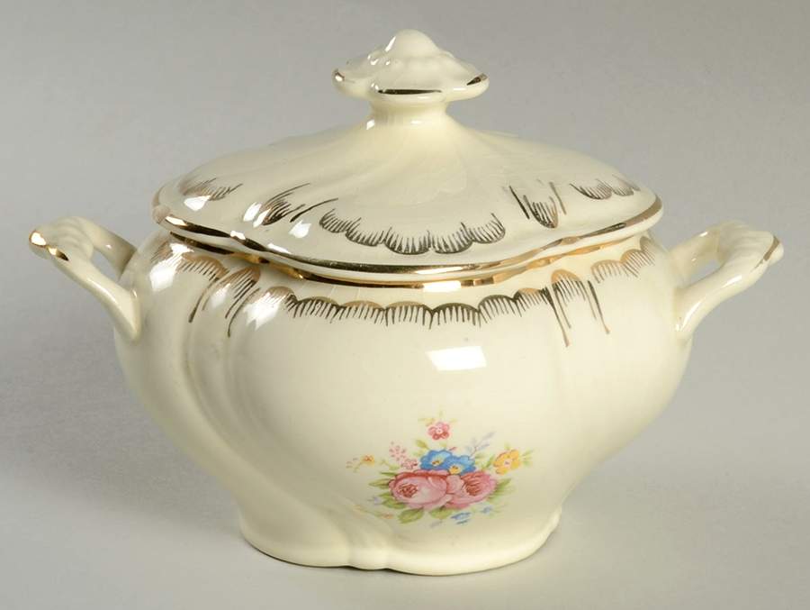 TST361 Sugar Bowl & Lid by Taylor, Smith & Taylor (Ts&T)-1