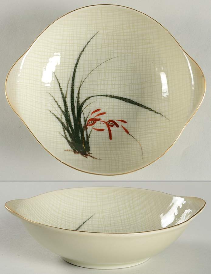 Water Iris Lugged Cereal Bowl by Taoware-1