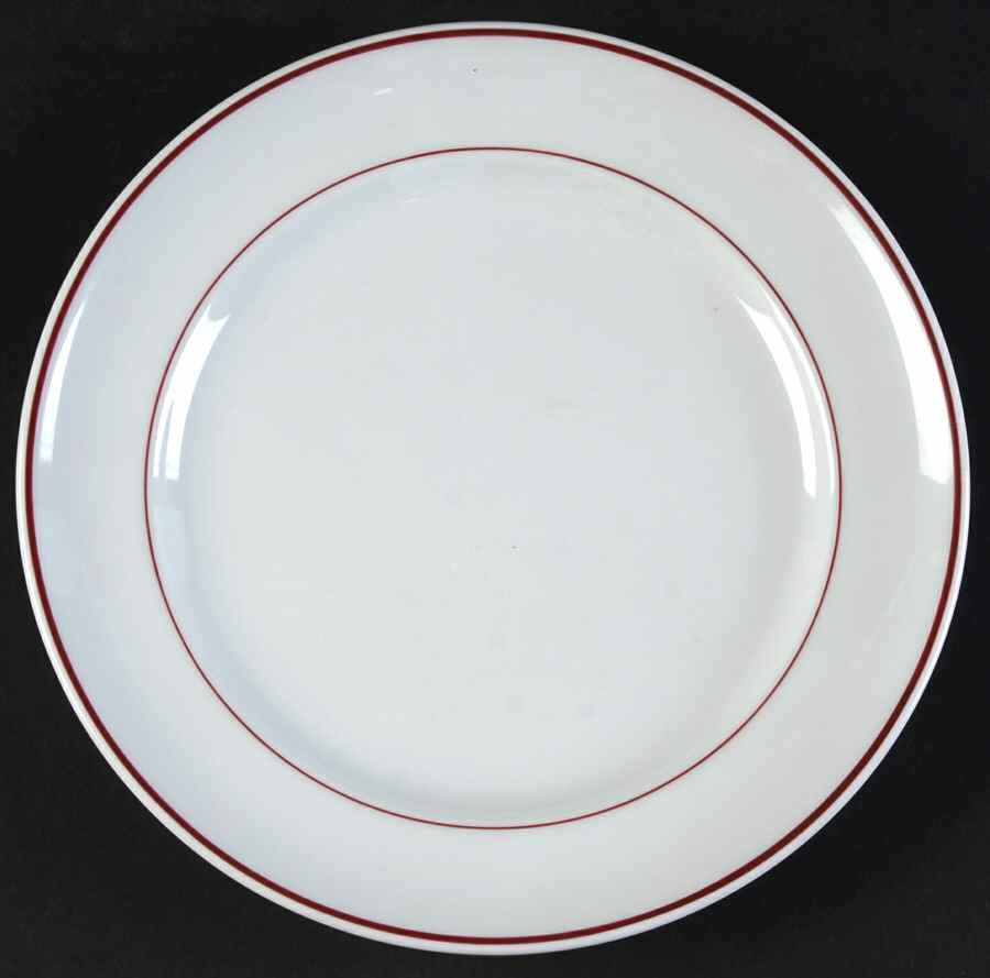 R6L1 Red Salad Plate by Royal Limoges-1