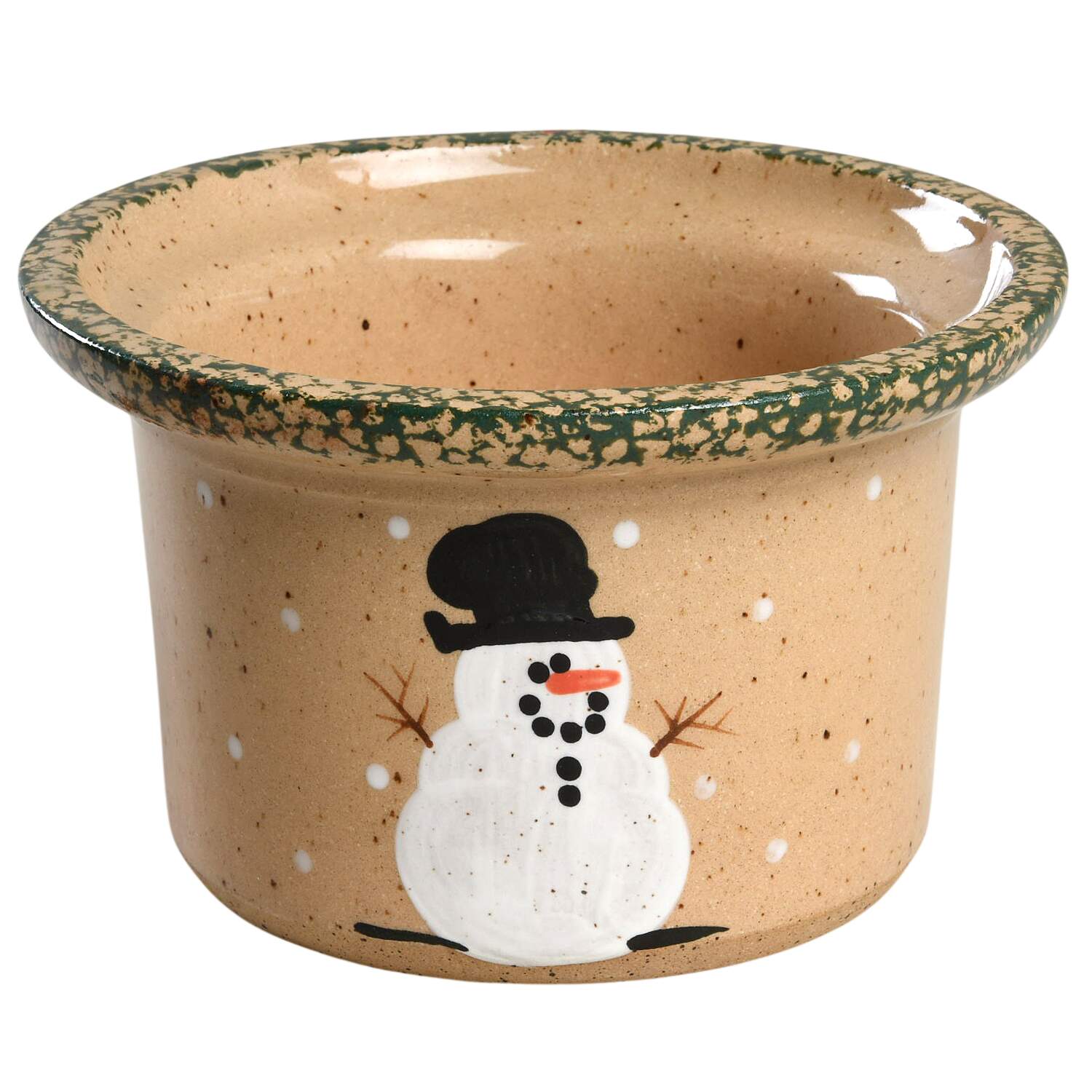 Traditional Snowman (Made in Mold) Dip Cooler Set-(Icer Only) by Three Rivers-1